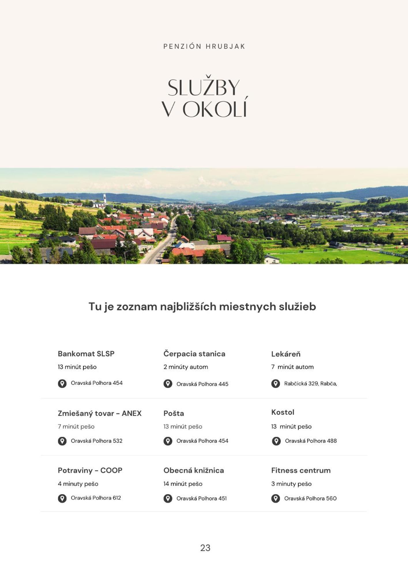 Penzion Hrubjak Oravska Polhora Bagian luar foto